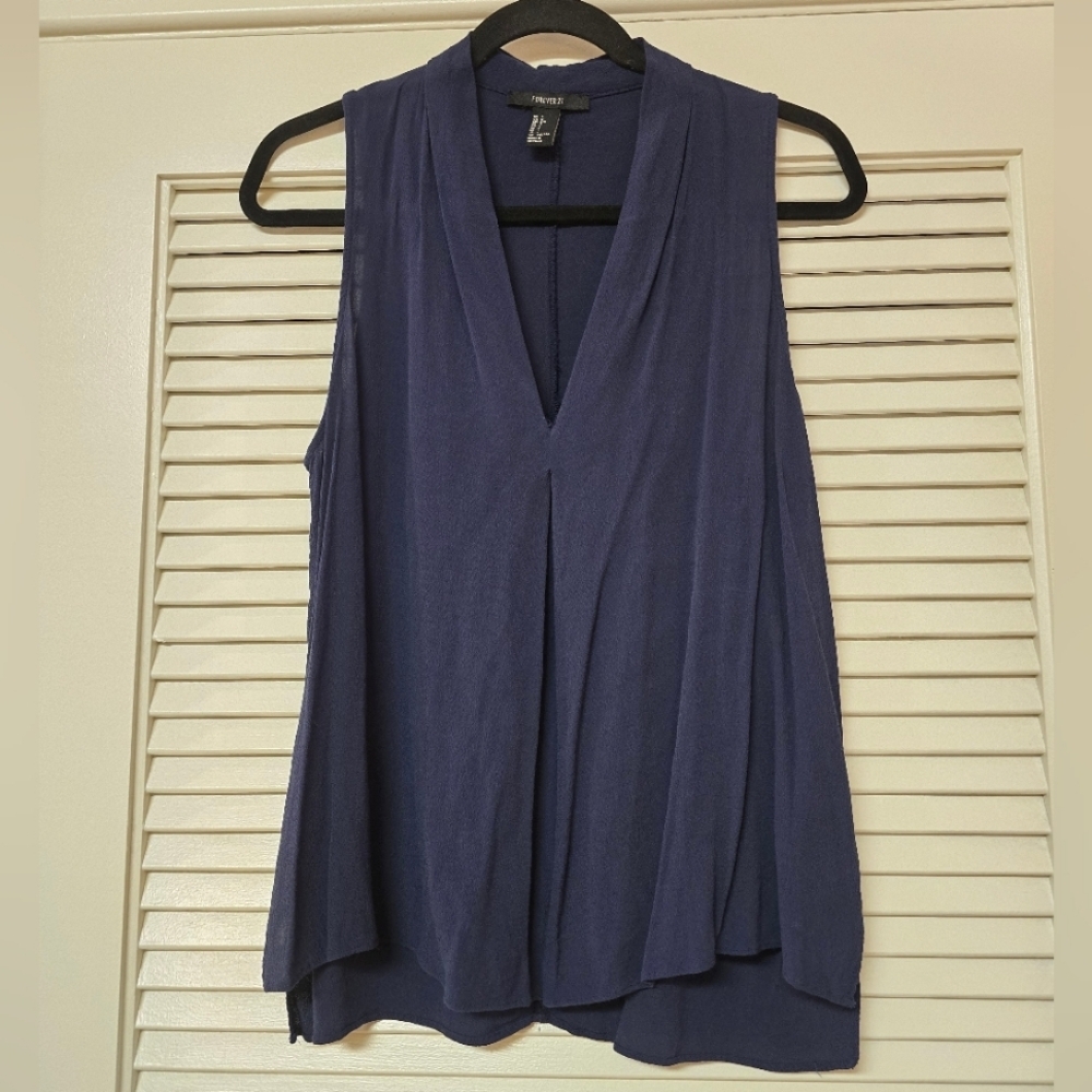 Forever 21 - Navy Lightweight Sleeveless Top